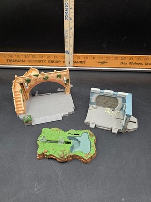Vintage Lot of 3 1998 Star Wars Action Fleet Playsets (Playsets only)...