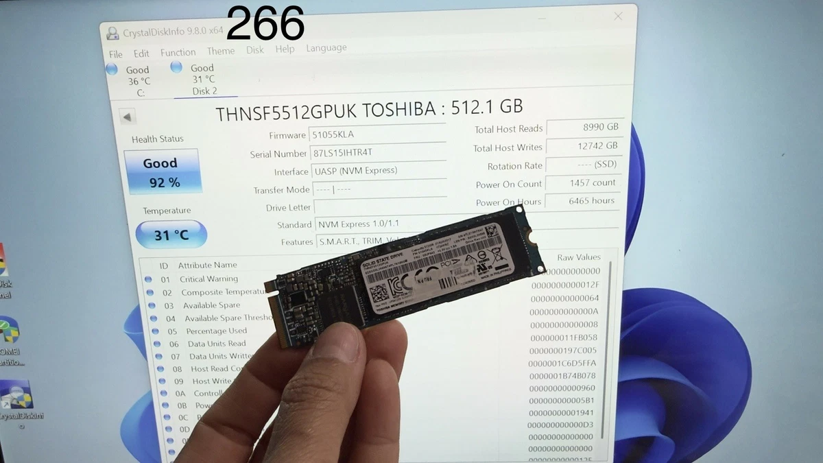 Toshiba M.2 Interface 512 GB Solid State Drives for sale | eBay