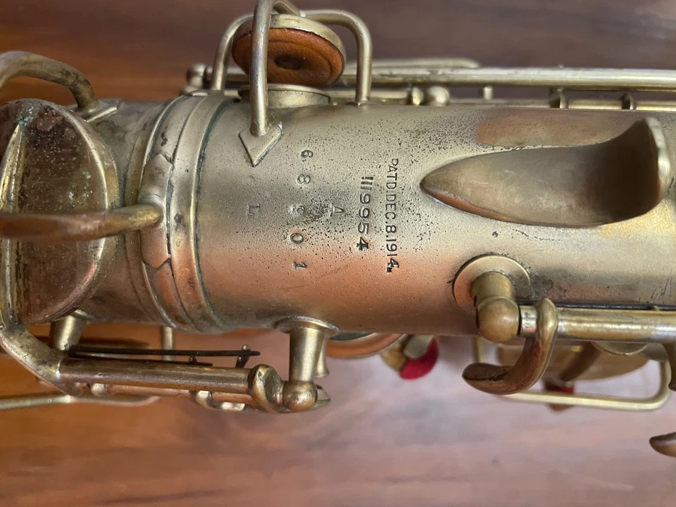 C.G. Conn Saxophone Alto 1914 Elkhart Indiana - Image 2 of 4