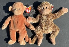 Ty Beanie Babies - Lot of 2 - Monkeys