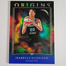 2024 Origins WNBA #59 Isabelle Harrison Blue /75