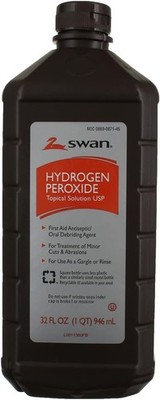 1 Bottle of Swan Hydrogen Peroxide Topical 32 oz
