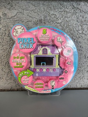 Pixel Chix House Purple Electronic Game 2005 Mattel Sealed 90's deadstock 