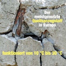 Quellsprengstoff Dynacem Version SOMMER f&uuml;r Temperaturen 10 bis 30 &deg;C