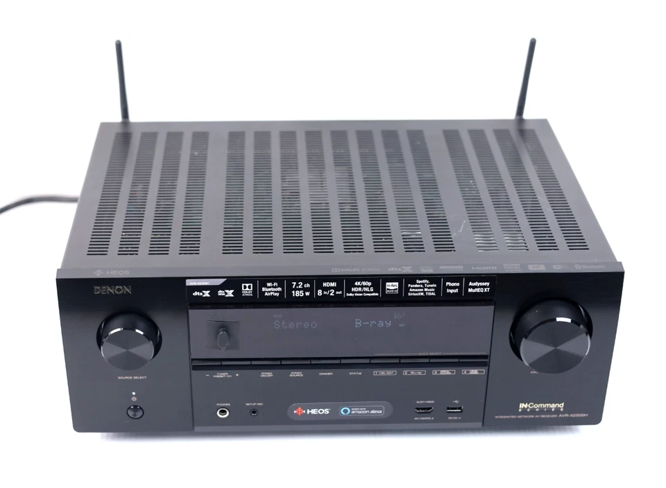 Denon AVR-X2500H 7.2-Channel Network A/V Receiver u134 - Image 4 of 4