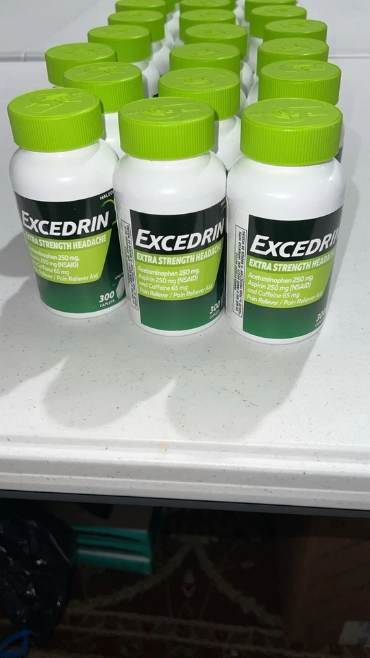Excedrin Extra Strength Headache Caplets 300 ct Pain Reliever Jumbo Size Box - Image 3 of 4