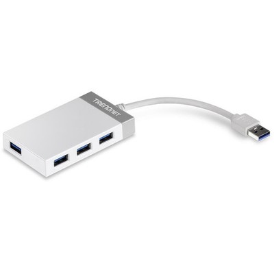 TRENDnet TU3-H4E 4-Port USB 3.0 Mini Hub 5 Gbps SuperSpeed USB 3.0 Ports