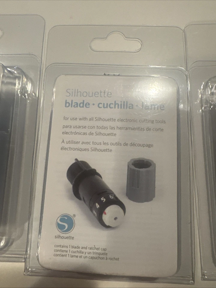 Lote de 3 cuchillas de repuesto Silhouette Cameo grapadas. Uso para Cameo 3 Foto 3 de 4