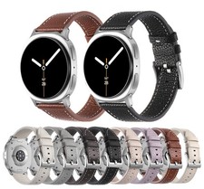 Double-Sided Genuine Leather Band Strap for Samsung Galaxy Watch8 / Classic