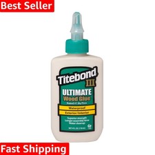 4oz Titebond III Ultimate Wood Glue - Strong Waterproof Adhesive for Projects
