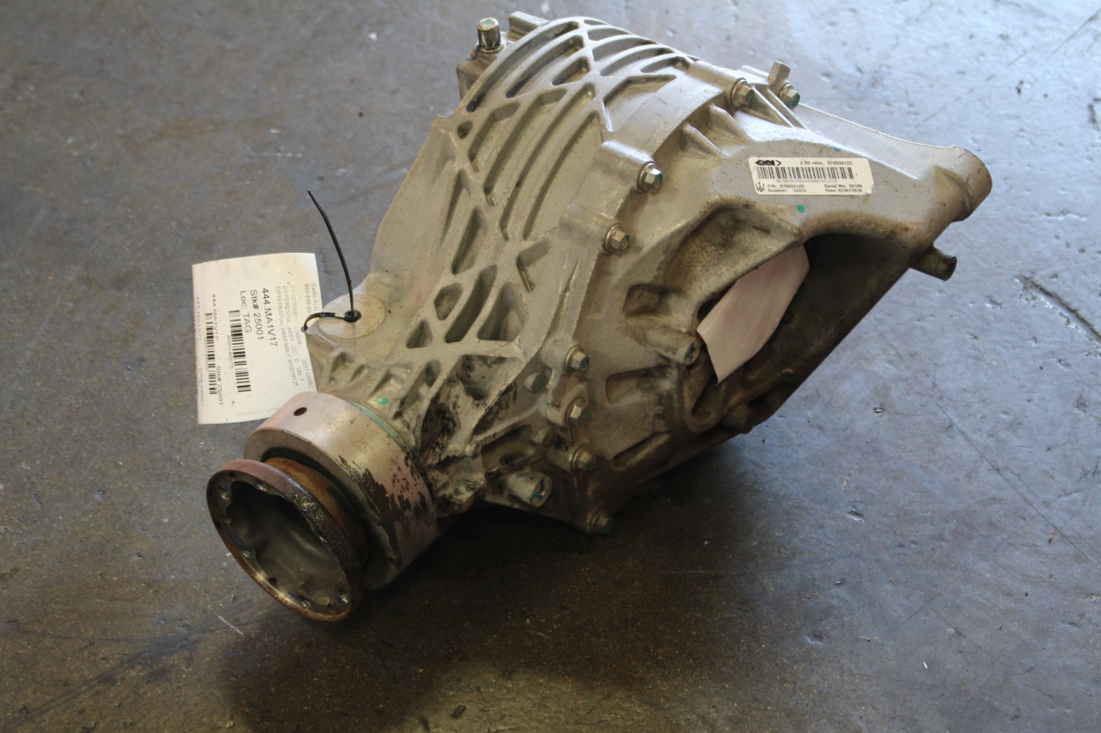 Maserati Quattroporte, Ghibli, Rear Differential, Used, P/N 670039125