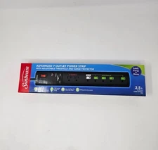 Sunbeam Advanced 7 Outlet Power Strip with Surge Protector - Always Be Ready