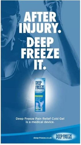 3x Deep Freeze Pain Relief Cold Gel - 35g |COOLING | SPRAINS | JOINT | MUSCLE | - Picture 16 of 17