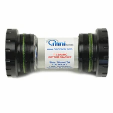 OMNI Racer WORLDS LIGHTEST Ti CERAMIC Bottom Bracket Fits SRAM GXP ITALIAN 70mm 