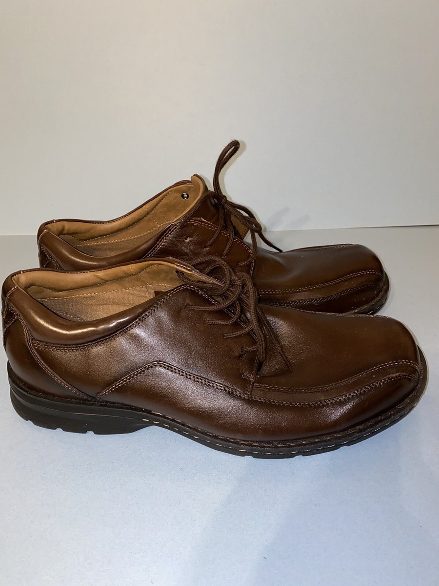 Dockers Mens Brown Leather Dress Casual Oxford Shoe 13M | eBay display picture 3