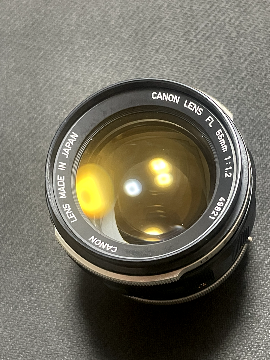 Canon FL 58mm f1.2 MF Standard Lens For FL FD Mount From Canon FL 58mm f1.2 MF Standard Lens For FL FD Mount From