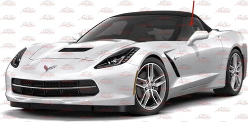 22961812 - Driver Side Door Mirror Glass 2014-2019 Chevrolet Corvette