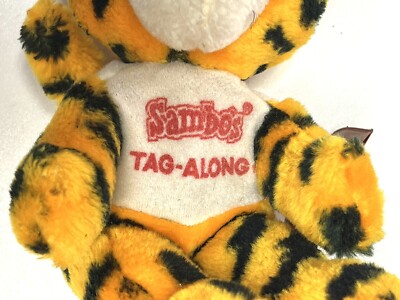 Vintage 1978 SAMBO'S “Tag-Along” Plush Tiger R Dakin Advertising