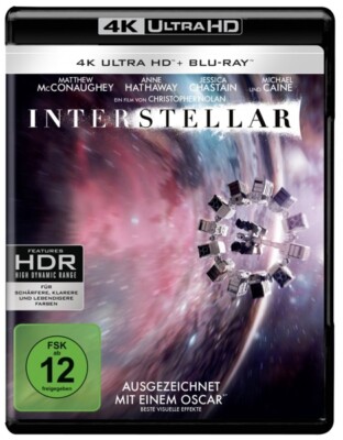INTERSTELLAR - MATTHEW MCCONAUGHEY,ANNE HATHAWAY, 3 ULTRA HD BLU-RAY NEU