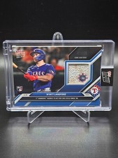 ROOKIE CYCLE! Wyatt Langford 2024 Topps Now Base Relic #364C Blue RC #41/49