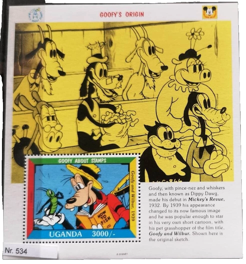 En excelente estado nunca abisagrado/estampillada sin montar o nunca montada múltiples Disney Animation & estampillas postales de dibujos animados