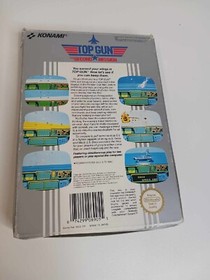 TOP GUN The Second Mission Nintendo NES game Boxed & Complete PAL