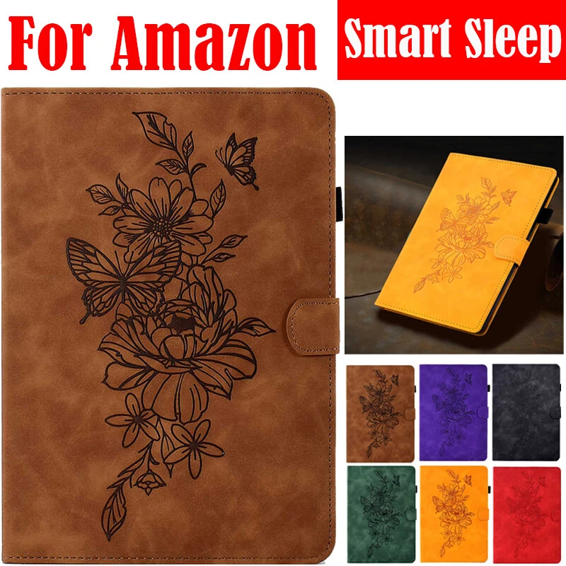 For Amazon Fire 7 HD 10 Plus 8 11th 12th Gen Paperwhite 5 4 3 Leather Case Cover - Image 2 of 4