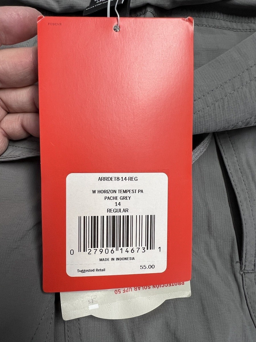 RISE専用 The North Face Cargo Capri / Pants Woman's Gray NWT 14 Convertible