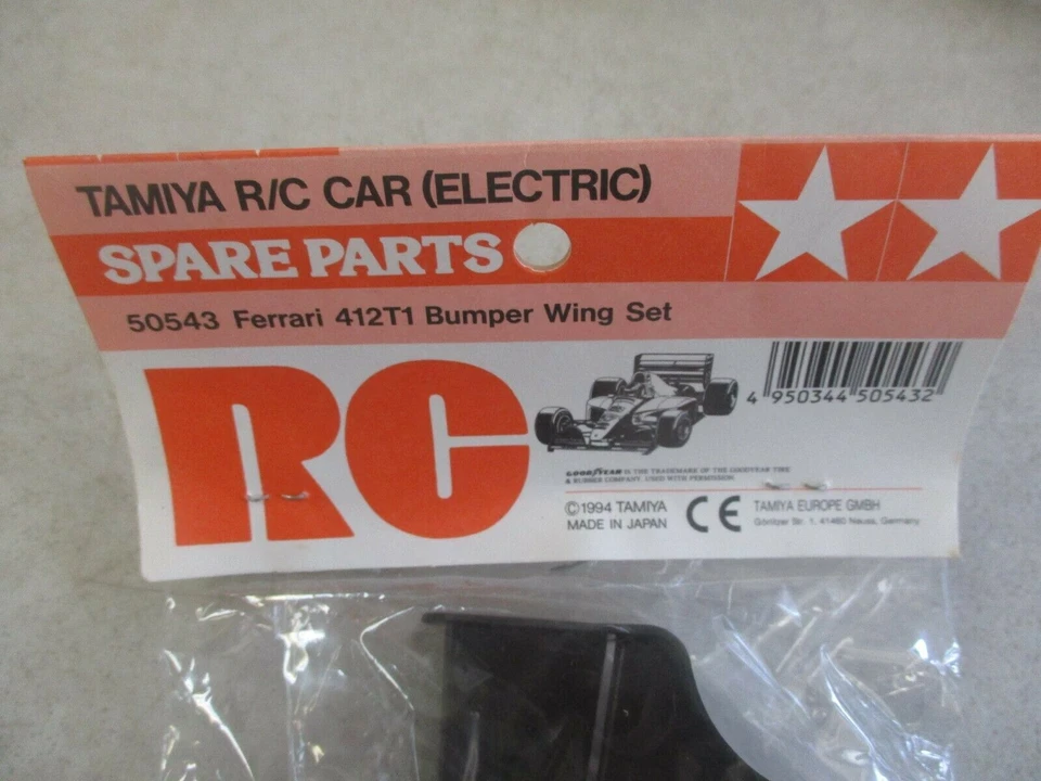 50543 TAMIYA RC SPARE PARTS FERRARI 412T1 BUMPER WING SET F102/F103/F104W/TRF - Image 2 of 2