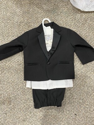 Lito s Children s Wear 4-Piece Jacket, Vest, Tie, Button up Shirt, Boys L