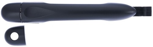 Poignée De Porte Extérieure Gauche Pour Renault Mégane Scenic, Logan, Clio II, Sandero - Noire Lisse