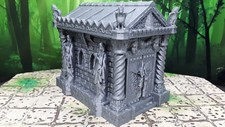 Cemetery Mausoleum Tomb Model Dungeons Dragons 28mm Scatter Terrain Miniature