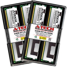 64GB 4x 16GB PC3-8500R RDIMM Supermicro 2027GR-TRFH 6027AX-TRF Memory RAM