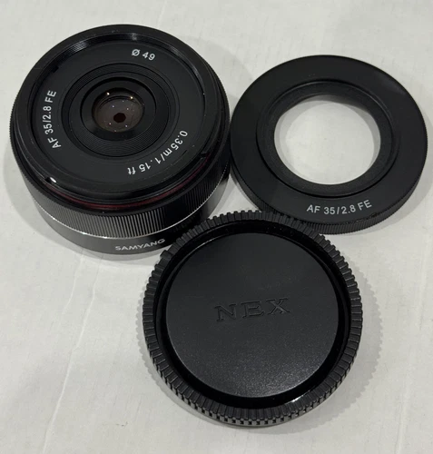 Samyang AF 35mm f/2.8 FE Wide Angle Lens for Sony E Mount  Full Frame SYIO35AF-E