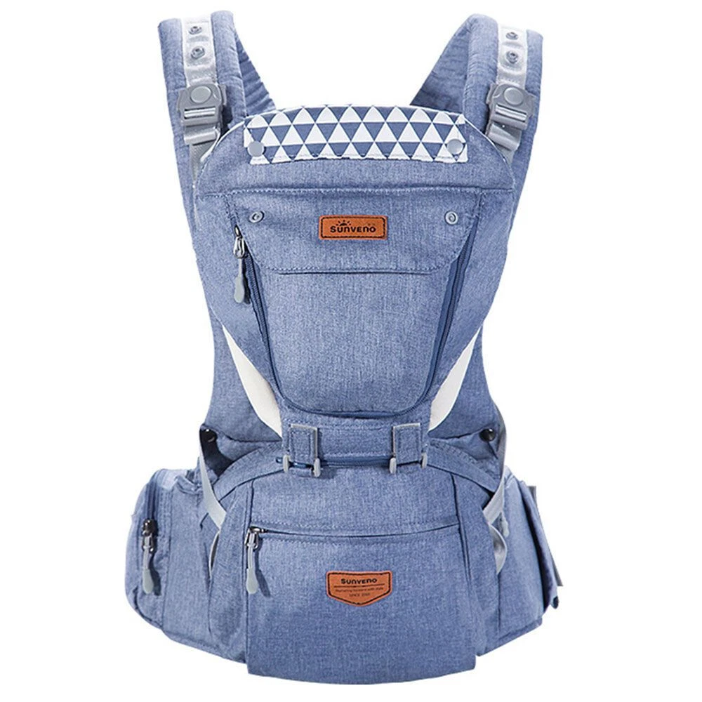 SUNVENO Baby Ergonomic 3-in-1 Babyease Carrier Comfort Blue