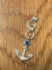 925 Sterling Silver Anchor Key Chain