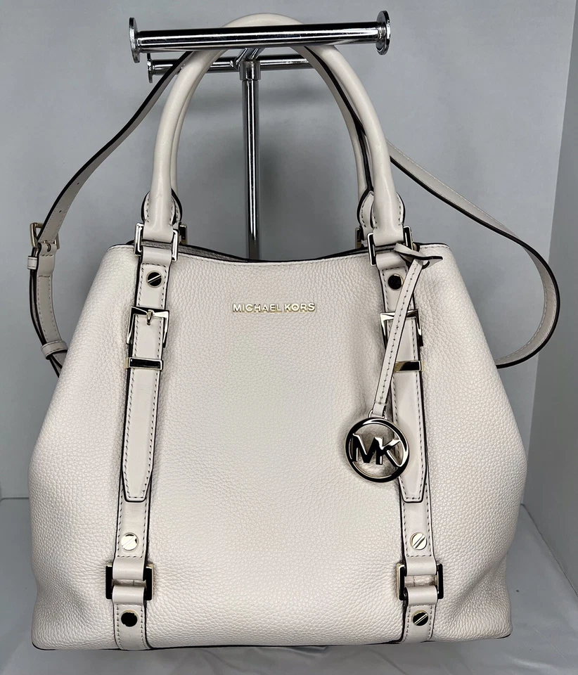 Nuevo con etiquetas Bolso de Mano Michael Kors Bedford Grande - Equipaje LT Crema Foto 2 de 4
