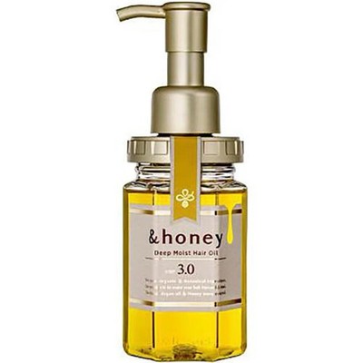 New!! & honey Deep Moist Hair Oil Step3.0 100ml Propolis Organic Moroccan Oil