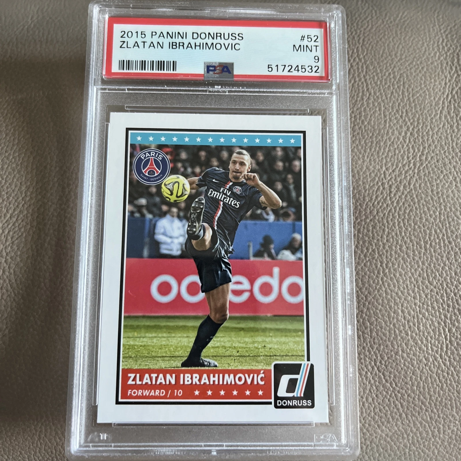 Zlatan Ibrahimovic trading card