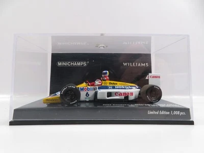 1:43 Minichamps 410860106 Williams Honda FW11 German GP K. Rosberg / N. Piquet  - Bild 1 von 4