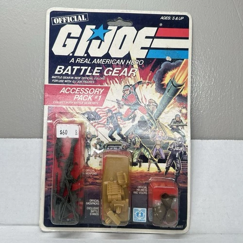 1983 GI Joe Accessory Pack #1 MOC ARAH Vintage VISORS x4