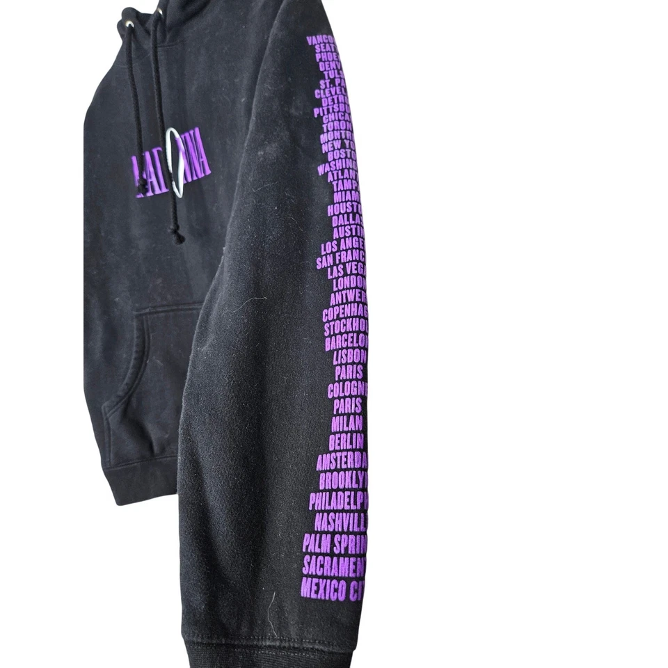 Madonna S The Celebration Tour Sudadera con Capucha Negra Púrpura Merch Sudadera Informal  Foto 4 de 4