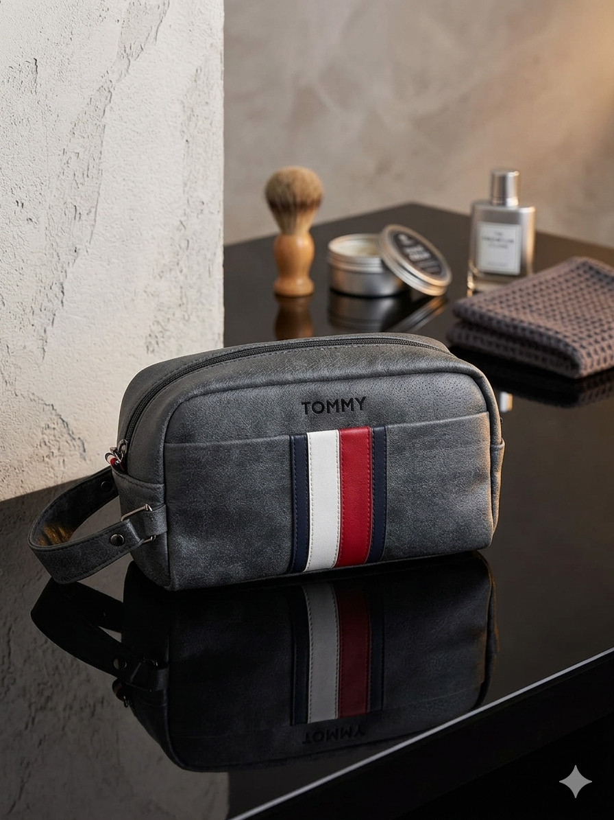 Tommy Hilfiger  Black Waist Bag Fanny Pack Crossbody Adjustable Strap