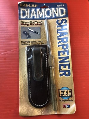 EZE-LAP Model M DIAMOND Knife Sharpener. Made In USA. New Old Stock