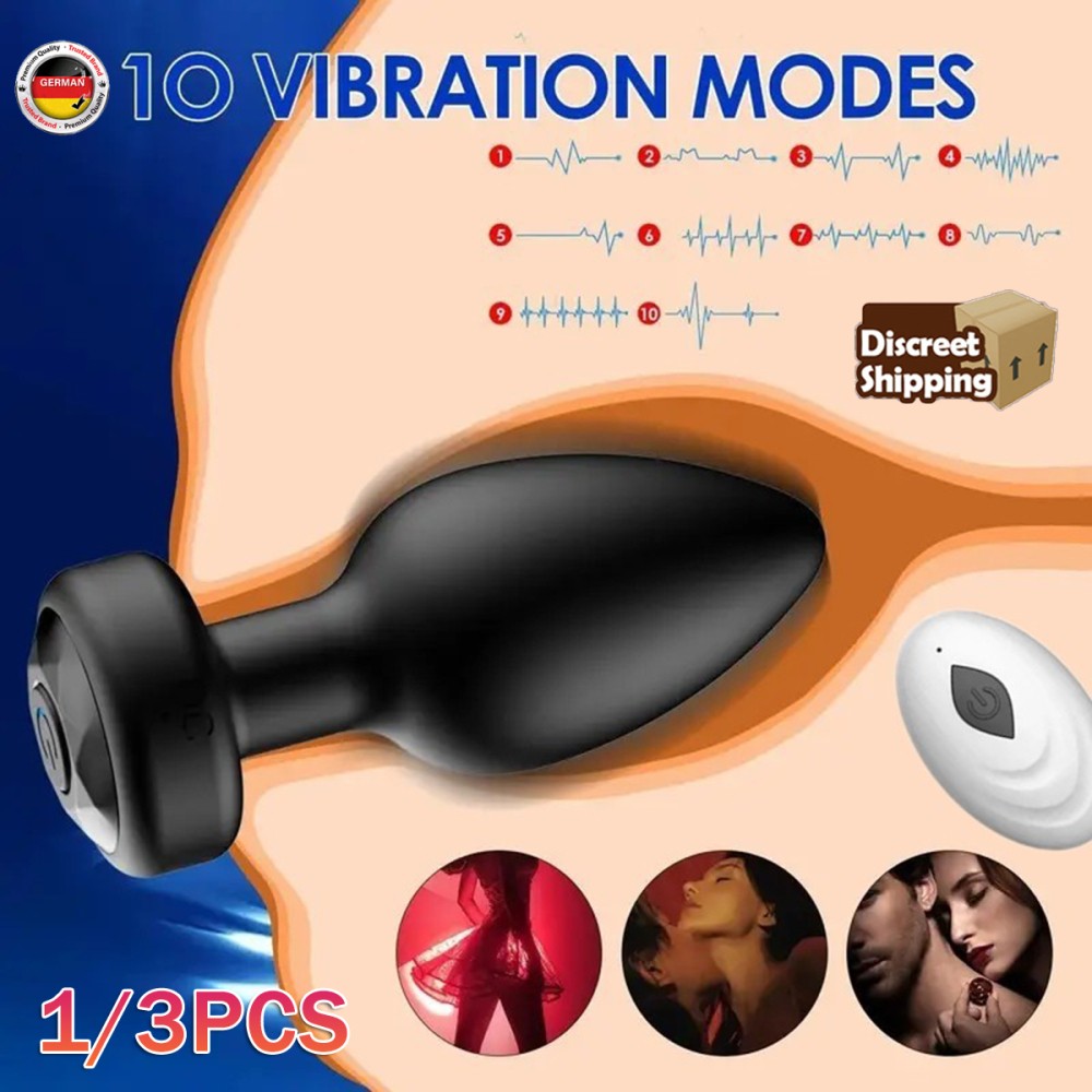 1/3X Stoßfunktion Prostata Stimulation Vibrator Sex Spielzeug Männer Vibrator DE