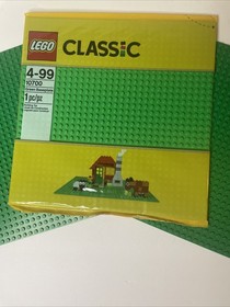 3 LEGO CLASSIC Green Baseplate (10700), new in sealed package + Two Used 10 X 10