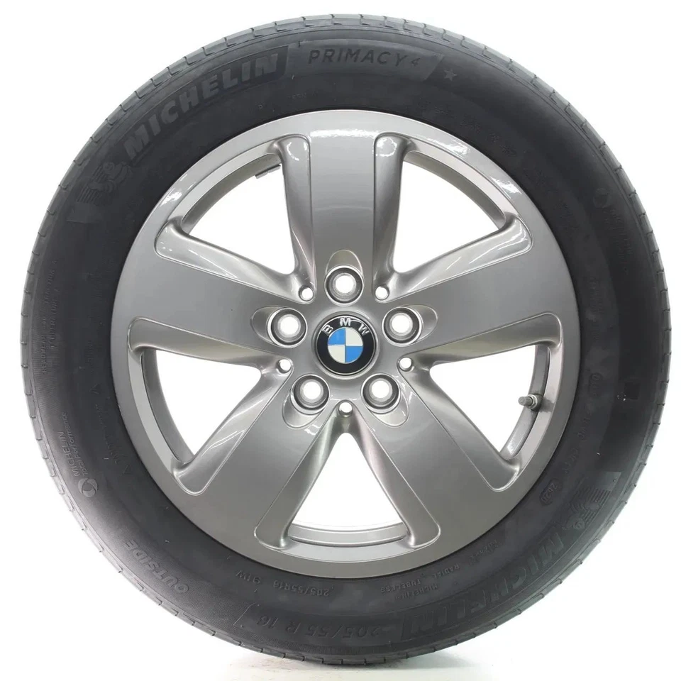 BMW 1er F40 2er F44 Sommerräder Sternspeiche 517 Michelin 205/55R16 91W 6897609 - Bild 2 von 4