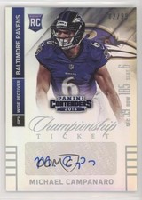 2014 Panini Contenders Championship Ticket 82/99 Michael Campanaro #161 Auto i6j