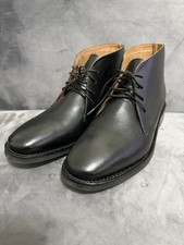 Samuel Windsor Dress Boots Size 8.5 Men's Black Leather Chukka Lace Up Ankle