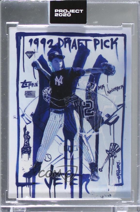 2020 Topps Project 2020 1993 Topps /48465 Derek Jeter Gregory Siff #93 HOF 8cg